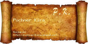 Puchner Kira névjegykártya